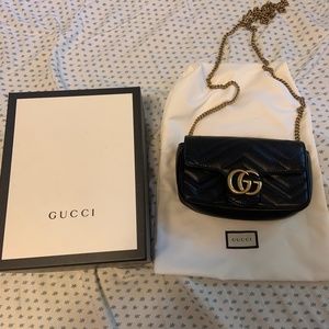 GG Marmont Matelasse Super Mini Bag
